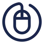Mouse Circle SVG Icon